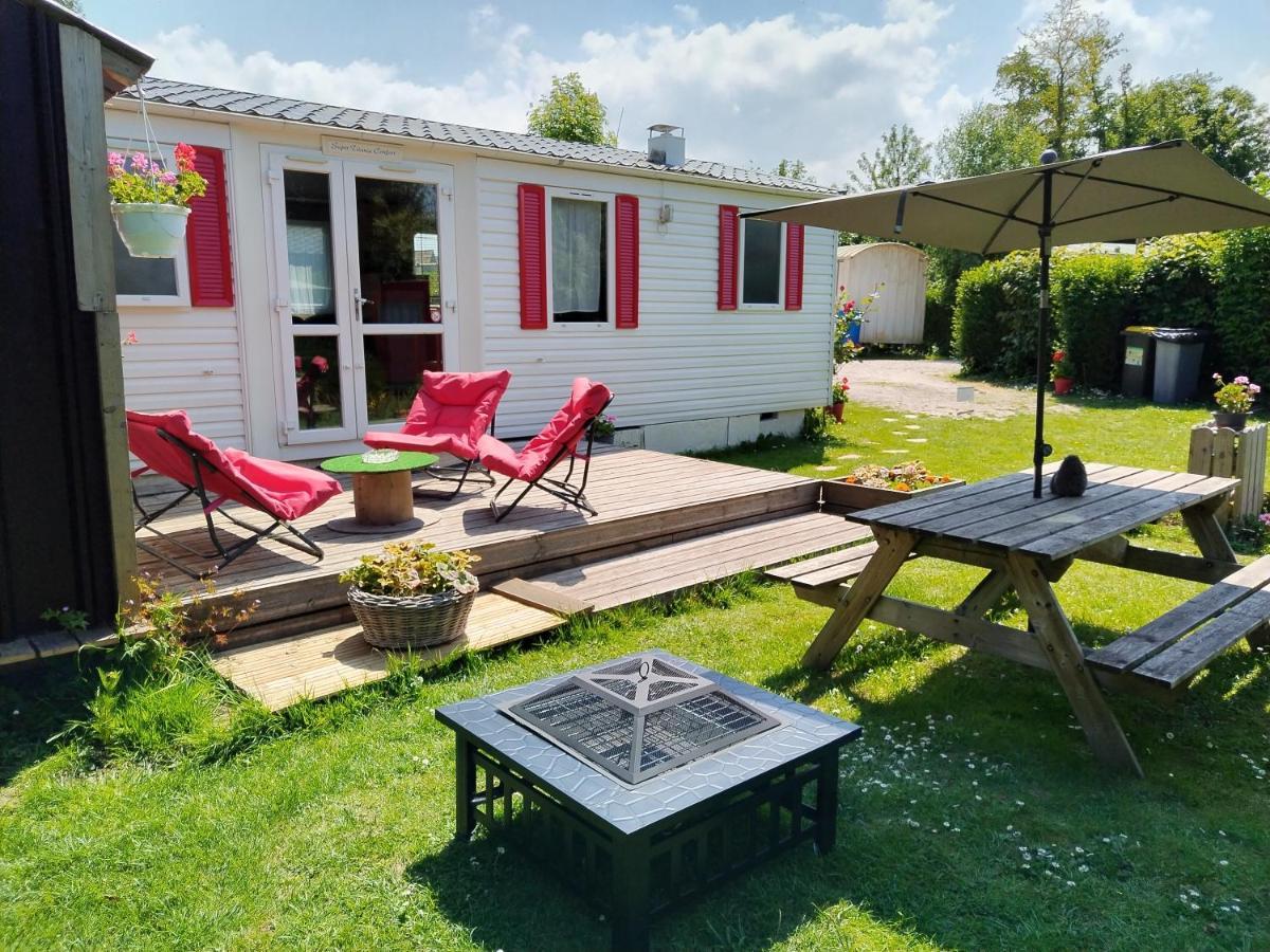 Mobil-Home Coin De Paradis En Cote D'Opale Sur Terrain Prive Et Sa Caravane Hermelinghen Exteriér fotografie